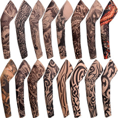 Realistic Tattoo Arm Sleeves – UV Protection Sports Wear
