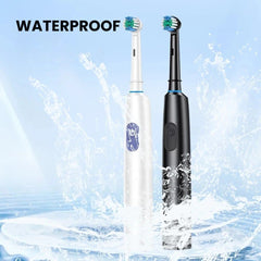 Rechargeable Electric Toothbrush 5 Modes with 4 Brush Heads