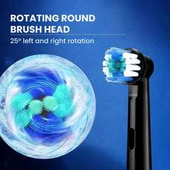 Rechargeable Electric Toothbrush 5 Modes with 4 Brush Heads