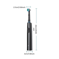 Rechargeable Electric Toothbrush 5 Modes with 4 Brush Heads
