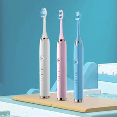 Rechargeable Sonic Toothbrush with Heads – Tongwode