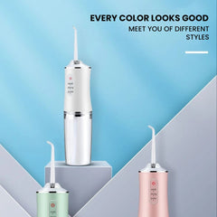 Rechargeable Water Flosser Teeth Cleaner – 3 Modes, 4 Jets