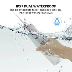 Rechargeable Water Flosser Teeth Cleaner – 3 Modes, 4 Jets