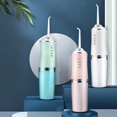 Rechargeable Water Flosser Teeth Cleaner – 3 Modes, 4 Jets