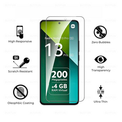 8-in-1 Redmi Note 13 Tempered Glass & Camera Protector