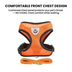 Reflective Breathable Dog Harness for Small Dogs