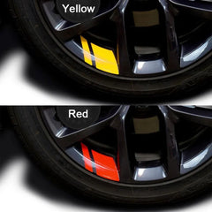 Reflective Car Wheel Hub Decals – 6Pcs