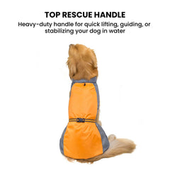 Reflective Dog Life Jacket — Adjustable Safety Vest