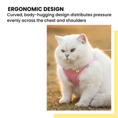 Reflective Mesh Pet Harness – Adjustable & Soft