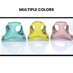 Reflective Mesh Pet Harness – Adjustable & Soft
