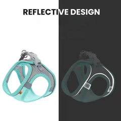 Reflective Mesh Pet Harness – Adjustable & Soft