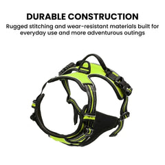 Reflective No-Pull Padded Dog Harness — Secure Control