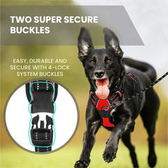 Reflective No-Pull Padded Dog Harness — Secure Control