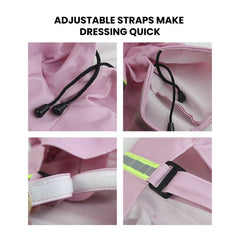 Reflective Waterproof Dog Raincoat with Hood