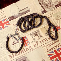 Reflective Braided Rope Dog Leash — Heavy-Duty