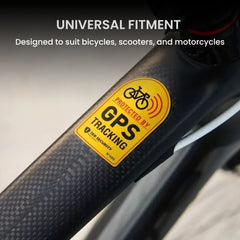 Reflective GPS Warning Sticker Set for Bike