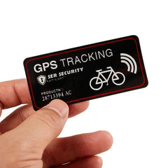 Reflective GPS Warning Sticker Set for Bike