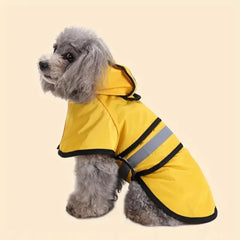 Reflective Hooded Dog Raincoat – Waterproof Pet Jacket