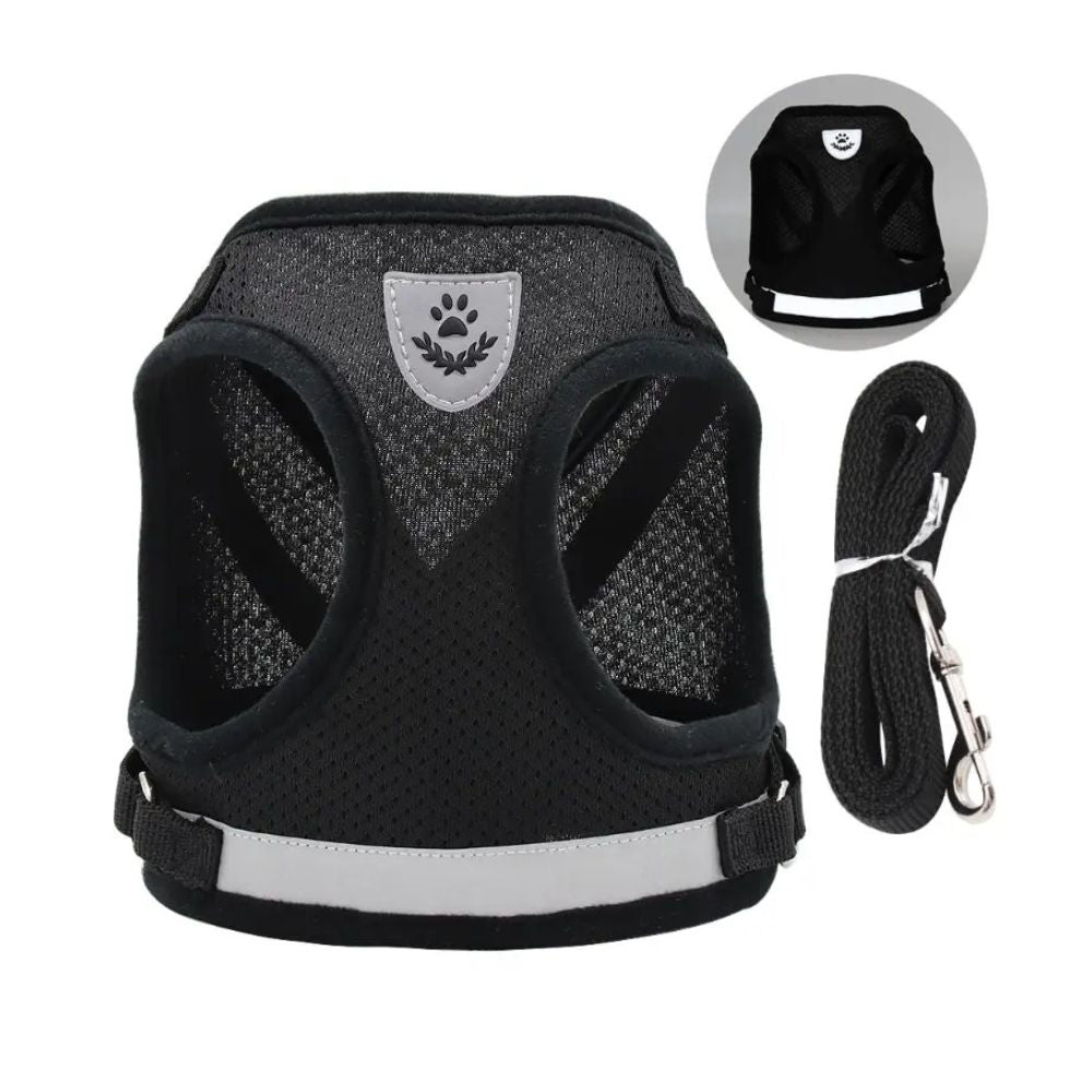 Reflective No-Pull Dog Harness & Leash Set
