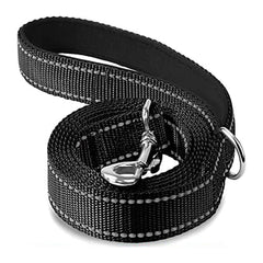 Reflective Padded Dog Leash — Soft Handle, Heavy Duty