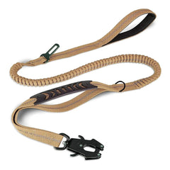 Reflective Rope Dog Leash – Heavy Duty Adjustable Handle