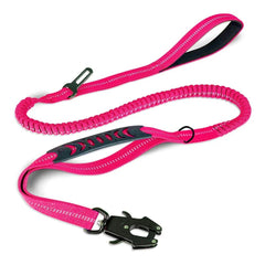 Reflective Rope Dog Leash – Heavy Duty Adjustable Handle