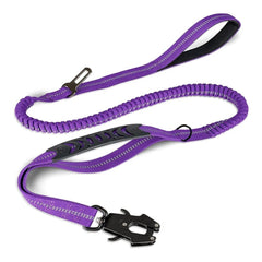 Reflective Rope Dog Leash – Heavy Duty Adjustable Handle