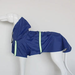 Reflective Waterproof Dog Raincoat with Hood