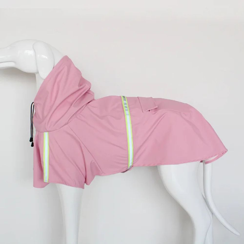 Reflective Waterproof Dog Raincoat with Hood