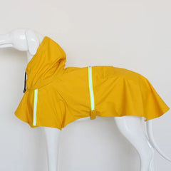 Reflective Waterproof Dog Raincoat with Hood