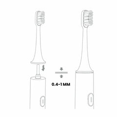 Replacement Nozzles for Xiaomi Mijia T100 Toothbrush 8PCS