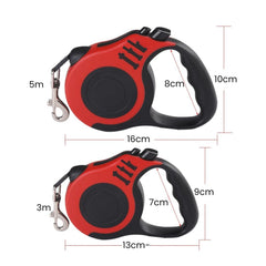 Retractable Dog Leash — 3/5, Ergonomic, Multiple Colors