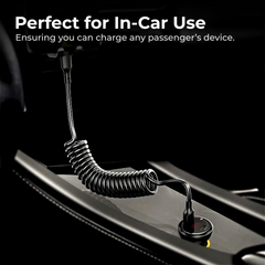 Retractable Car Charger for iPhone & Android