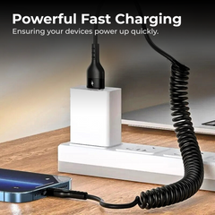 Retractable Car Charger for iPhone & Android