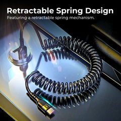Retractable Car Charger for iPhone & Android