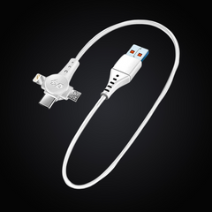 120W 3-in-1 Retractable Fast Charging Cable
