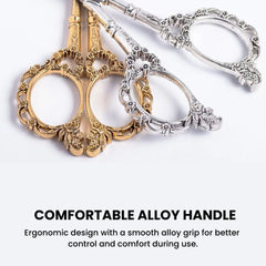 Retro Cuticle Scissors Stainless Steel for Nail Art Salon