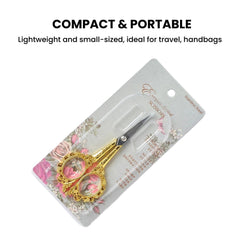 Retro Cuticle Scissors Stainless Steel for Nail Art Salon