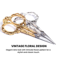 Retro Cuticle Scissors Stainless Steel for Nail Art Salon