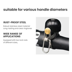 Retro Copper Bike Bell – Loud Clear Sound