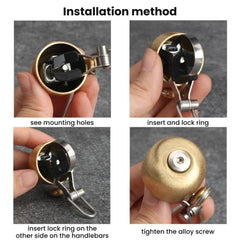 Retro Copper Bike Bell – Loud Clear Sound