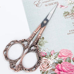 Retro Cuticle Scissors Stainless Steel for Nail Art Salon