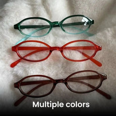 Retro Oval Blue Light Glasses for Women