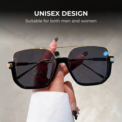 Retro Oversized Rectangle Sunglasses for Women & Men UV400