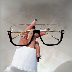Retro Oversized Rectangle Sunglasses for Women & Men UV400