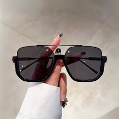 Retro Oversized Rectangle Sunglasses for Women & Men UV400