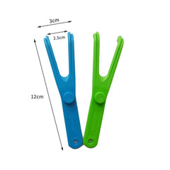 Reusable Dental Floss Holder Aid Tooth Pick Flosser Tool