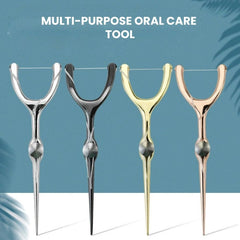 Reusable Stainless Steel Toothpicks Set for Travel & Dental Care