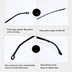 Rimless Bifocal Anti-Blue Light Reading Glasses