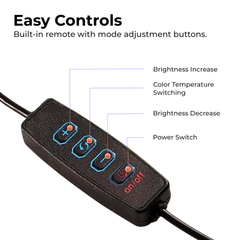 LED Selfie Ring Light with Adjustable Tripod Stand